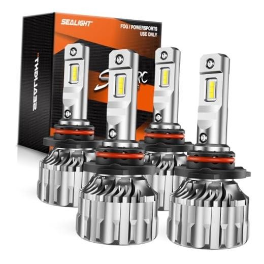 S6 9005/HB3 9006/HB4 LED Bulbs, 140000LM Bulbs With 9005+9006 Cool White