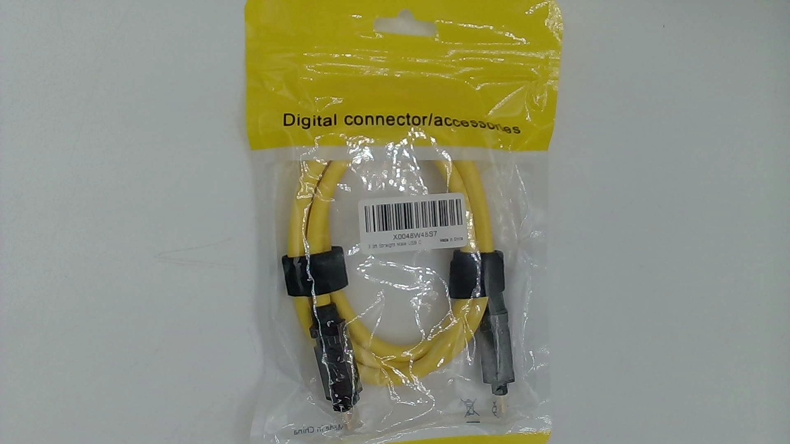 3.3ft USB 3.2 Gen 2x1 Type-C Male/Male Cable 100W 20V 5A Fast Charger