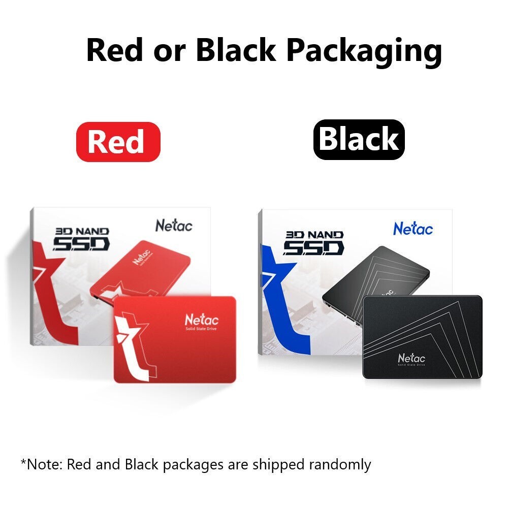 Netac 1TB 2TB 512GB 256GB SSD 2.5'' SATA3.0 6GB/s Internal Solid State Drive lot