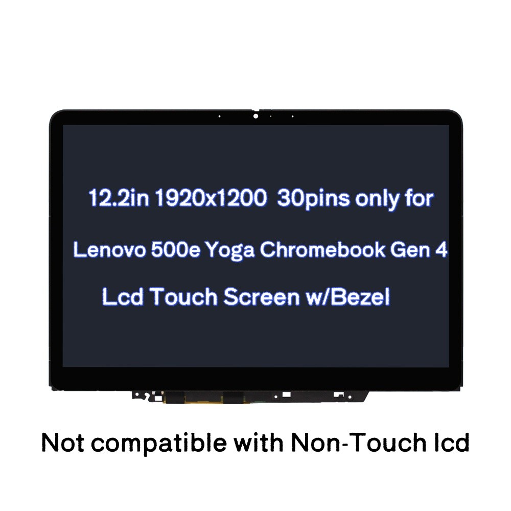 Lenovo 500e Yoga Chromebook Gen 4 82W4001SUS 82W40009US WUXGA LCD Touch Screen