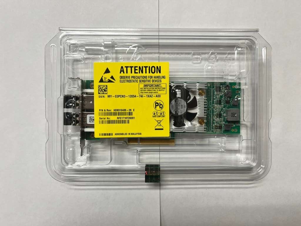 BRAND NEW HD8310405-26 QLOGIC 2-PRT Fiber Channel Adapter Low profile + 16G SFPs