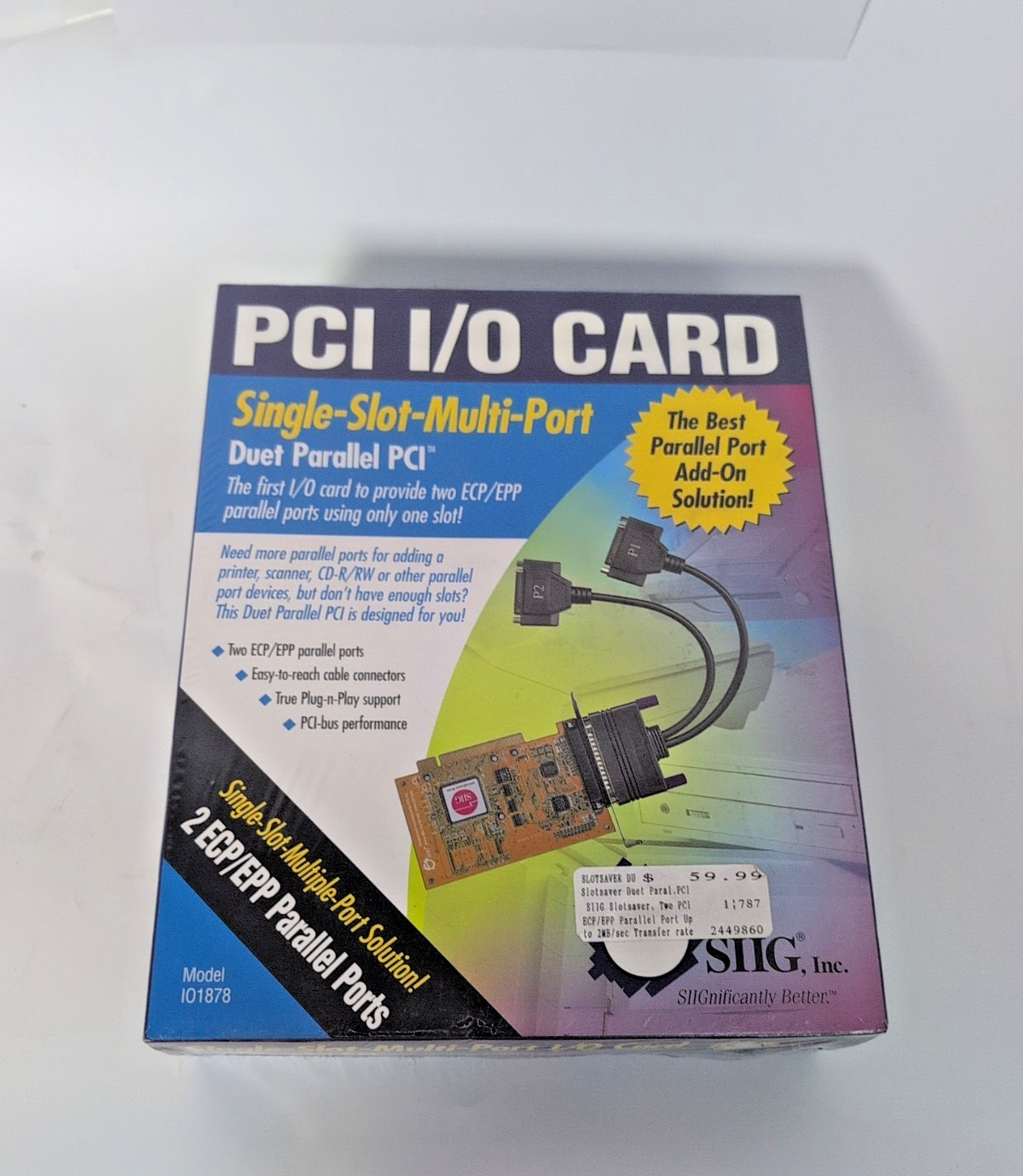SIIG PCI I/0 CARD SINGLE-SLOT-MULTI-PORT I01878
