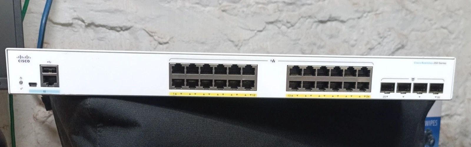 Cisco CBS250-24P-4G 24-Port Gigabit PoE Smart Ethernet Switch