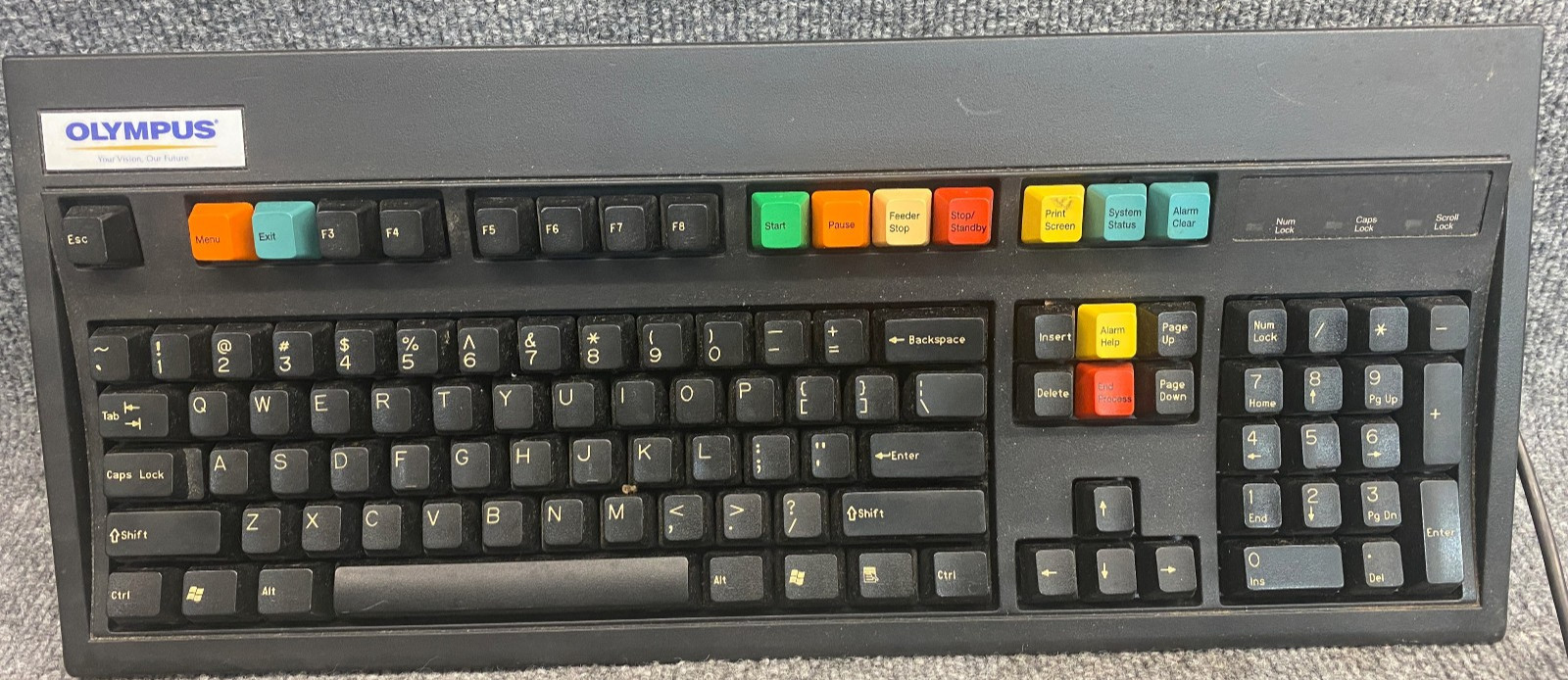Keytronic Mechanical Keyboard Model E03600QLPS2B-C Retro Nostalgia Vintage