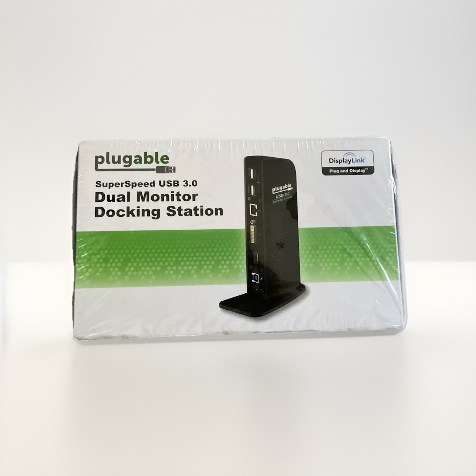 Plugable UD-3900 USB 3.0 Dual Monitor Docking Station HDMI DVI NEW SEALED