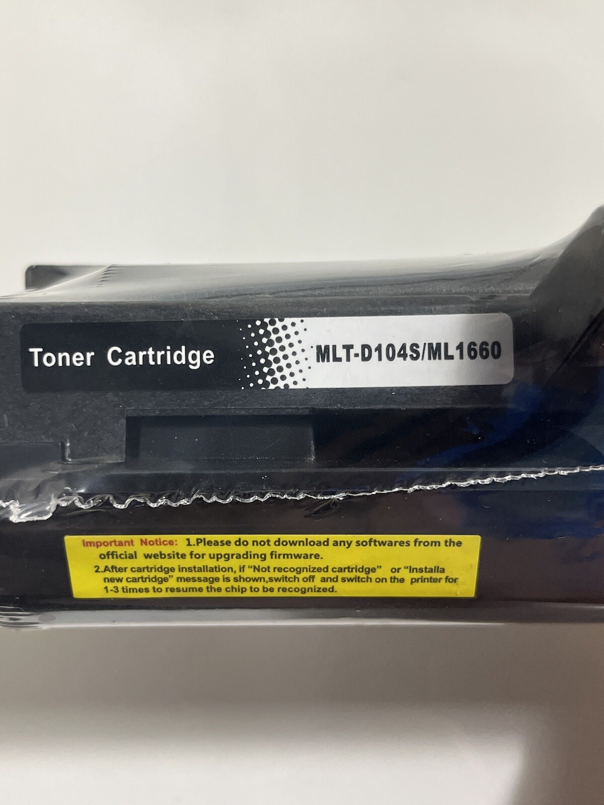 Samsung 104S Black Toner Cartridge (MLT-D104S) - Compatible (READ DESCRIPTION)