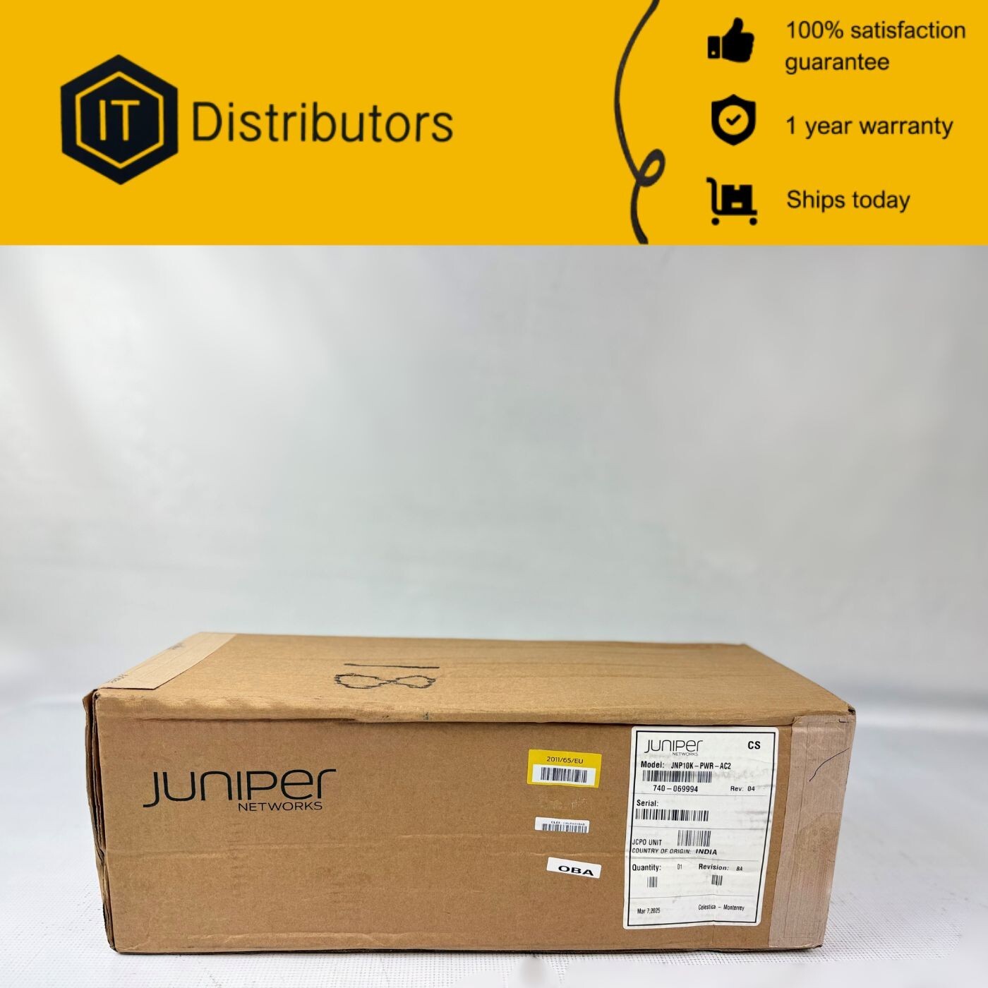 Juniper JNP10K-PWR-AC2 / 1 Year Warranty / Ships Today