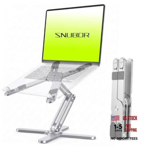 Model-X 3.0 Laptop Stand, Ladjustable Laptop Stand Desk, Ergonomic Polar White