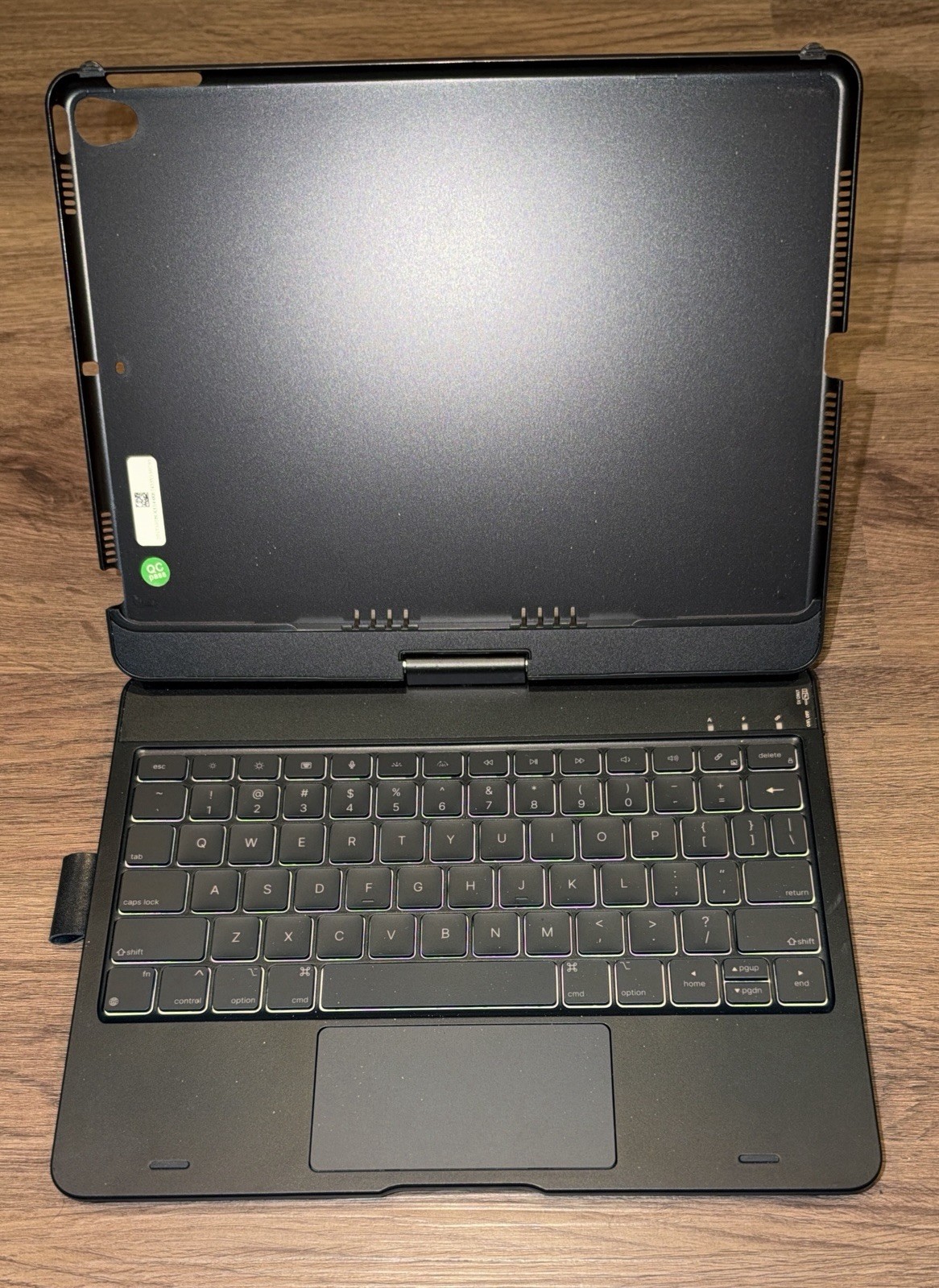 Typecase Flexbook Touch Keyboard Case Blue Built-in Trackpad for iPad 10.2/10.5"