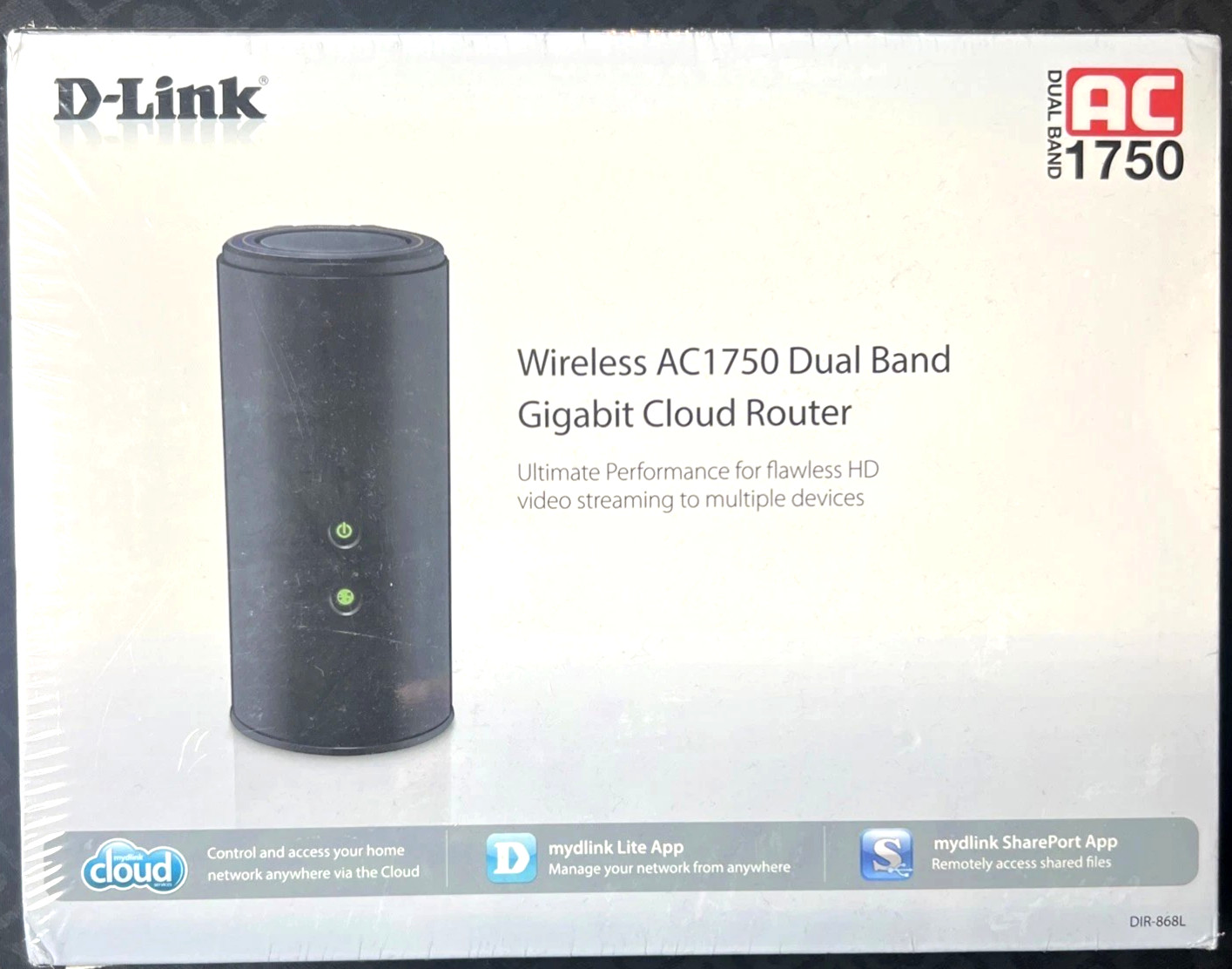 D-Link Wireless AC1750 dual band Gigabit Cloud Router DIR-868L SEALED NEW
