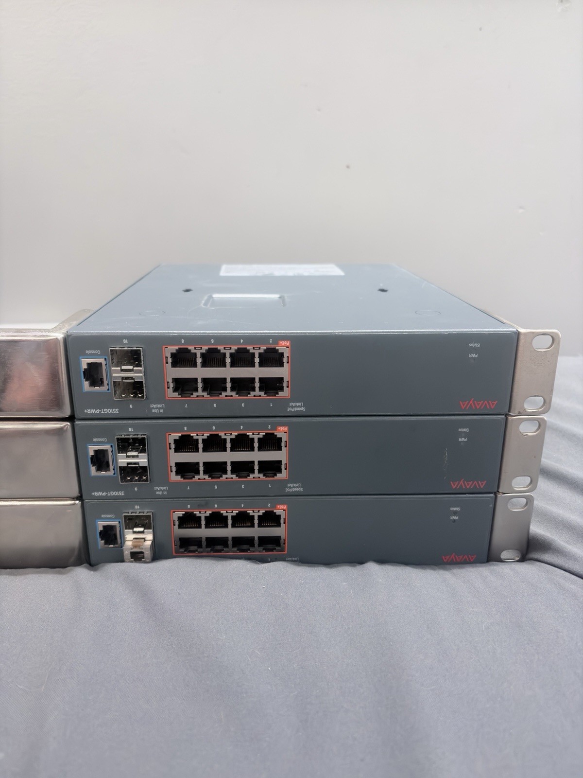 Avaya 3510GT-PWR+ 10-Port Gigabit Rack-Mount Managed Switch RJ-45 + SFP UNTESTED