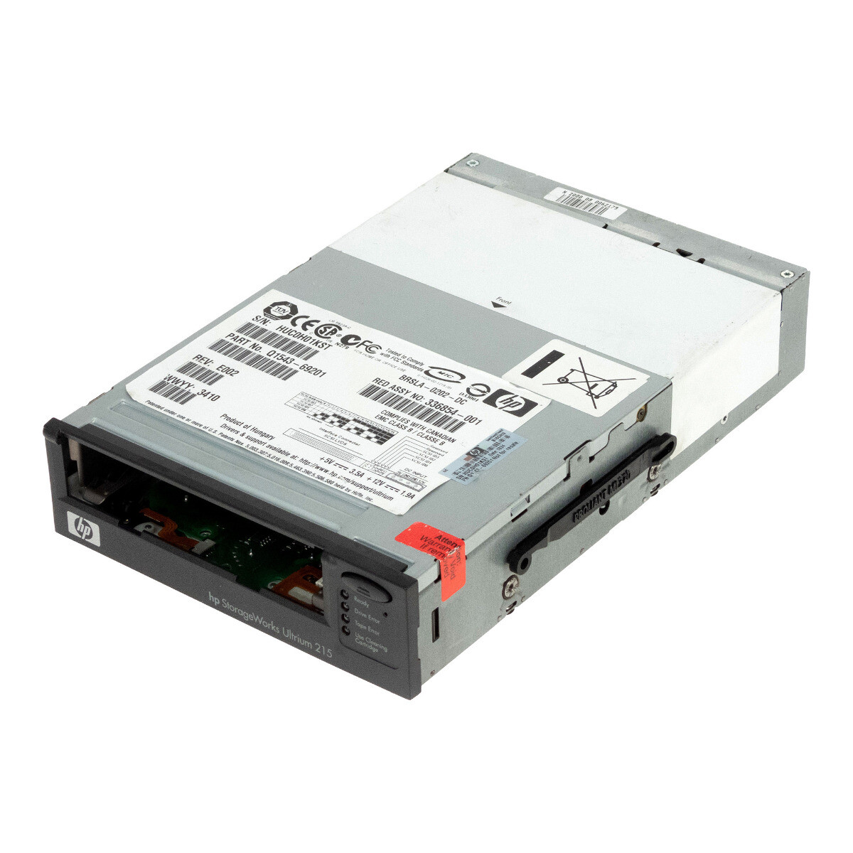 STREAMER HP ULTRIUM 215 Q1543-69201 336854-001 LTO-1 SCSI 5.25'' HH