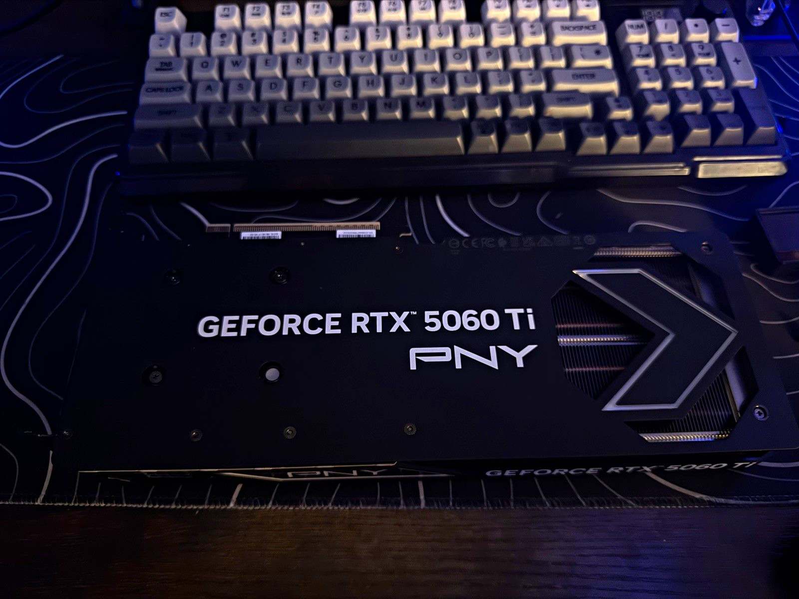 PNY GeForce RTX 5060 Ti OC 8GB GDDR7 PCIe 5.0 Graphics Card RGB