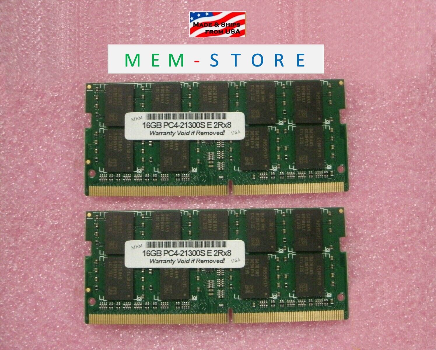 32GB 2x16GB DDR4-2666 ECC SODIMM for Supermicro X12SCV-LVDS X12SCV-W Motherboard