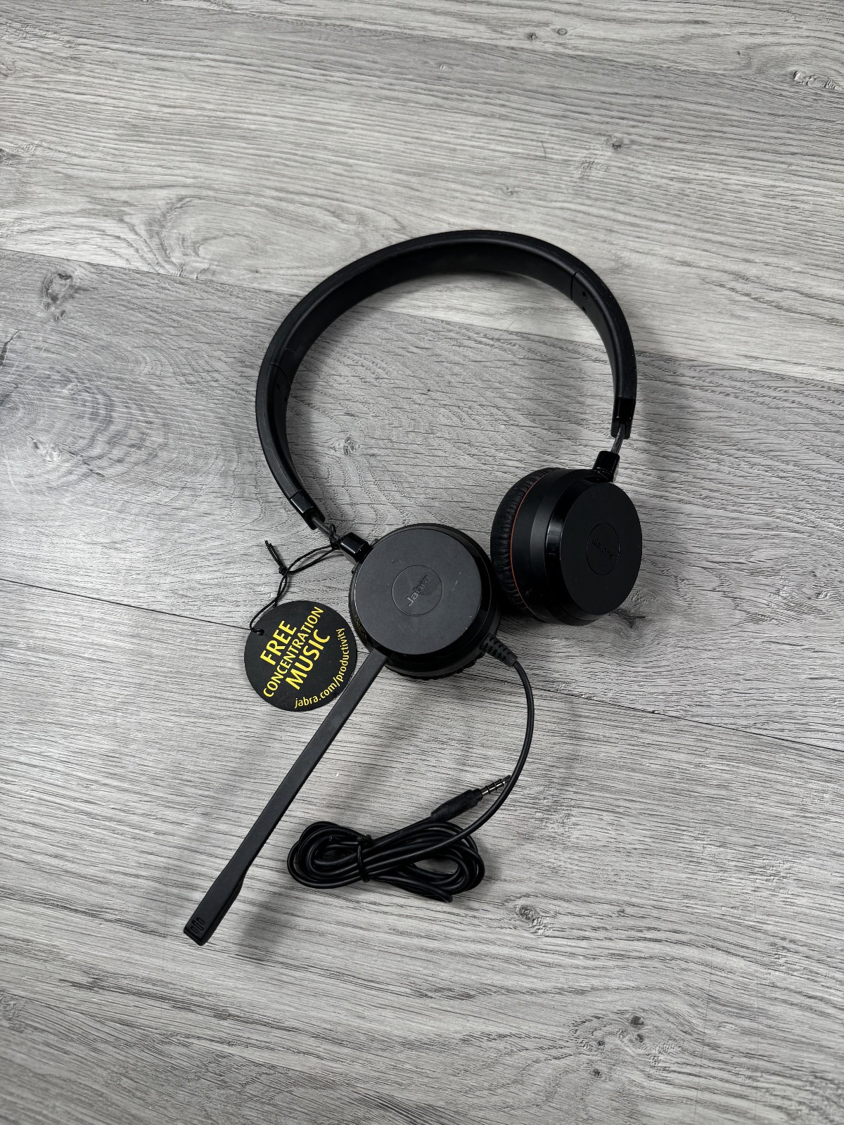 Jabra Evolve 30 II HSC060 Stereo 3.5mm Call Center Headset Microphone