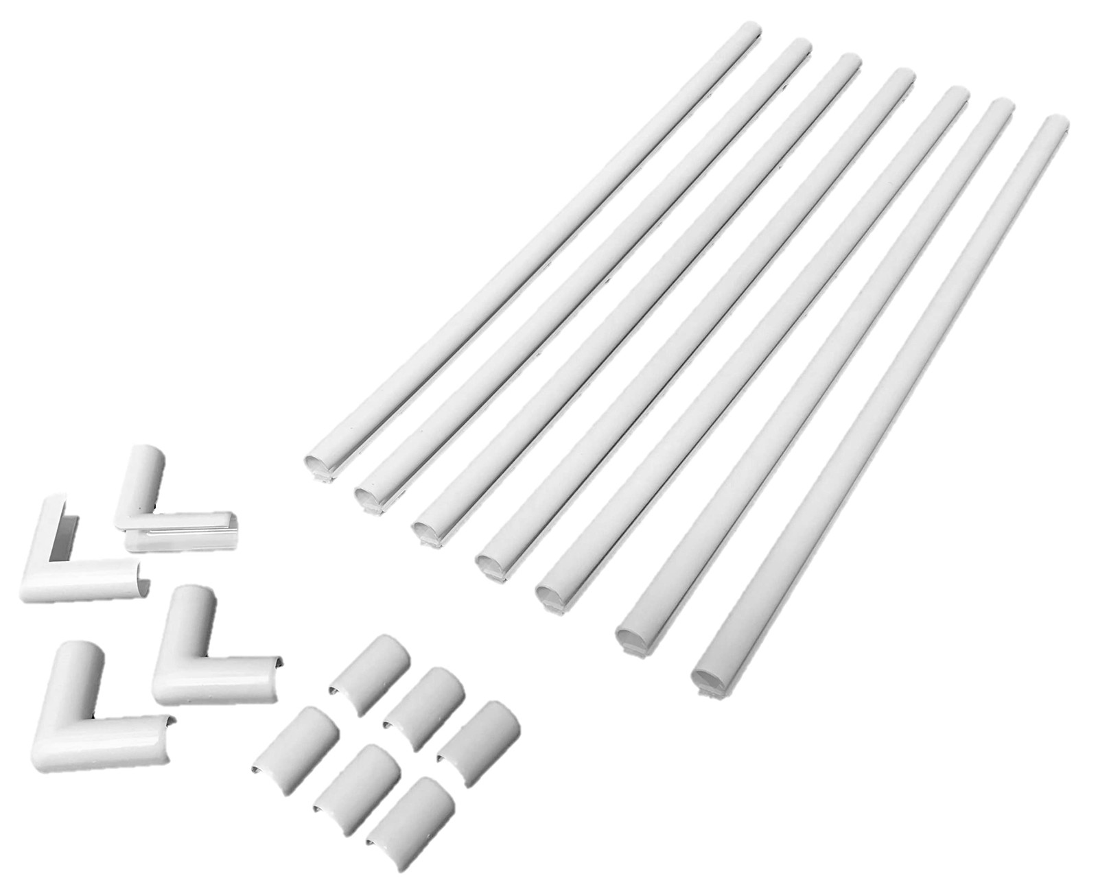Legrand Wiremold C110S Cordmate 108 Inch 17 Piece Cord Cover Kit, SIOC, White 