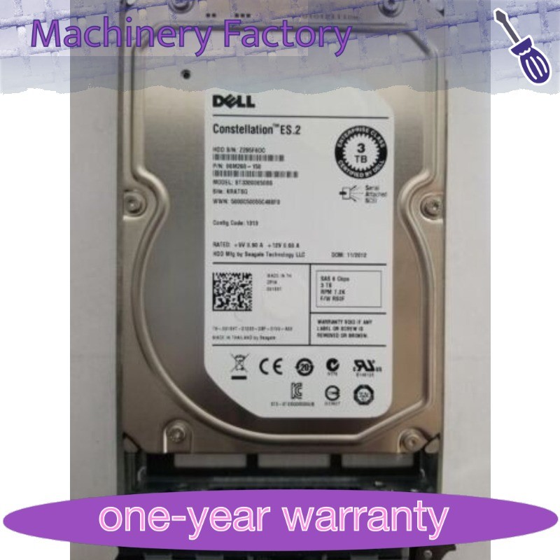 1PCS New 91K8T ST33000650SS FOR Dell 3TB 7200RPM 6Gbps 3.5" SAS SERVER HDD Hard