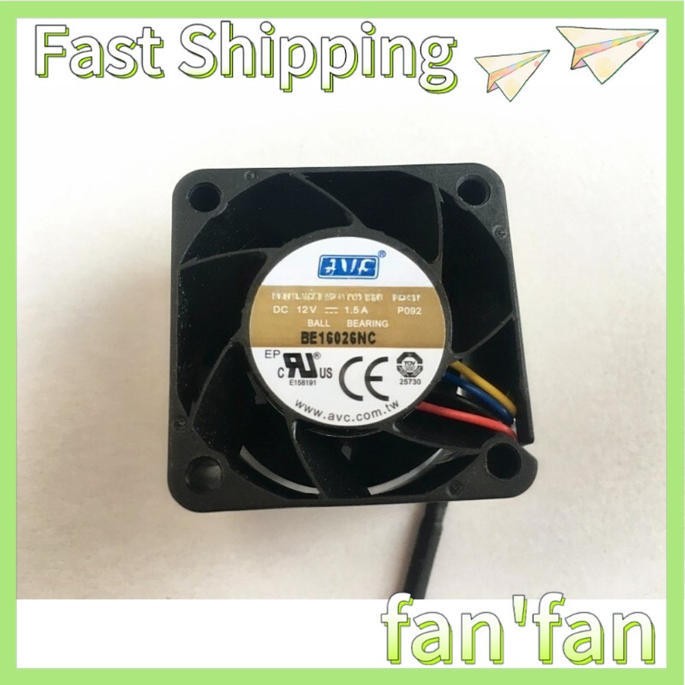 DBTD0428B2G 1PCS AVC 4CM 4028 12V 1.5A large air flow 4-wire cooling fan New
