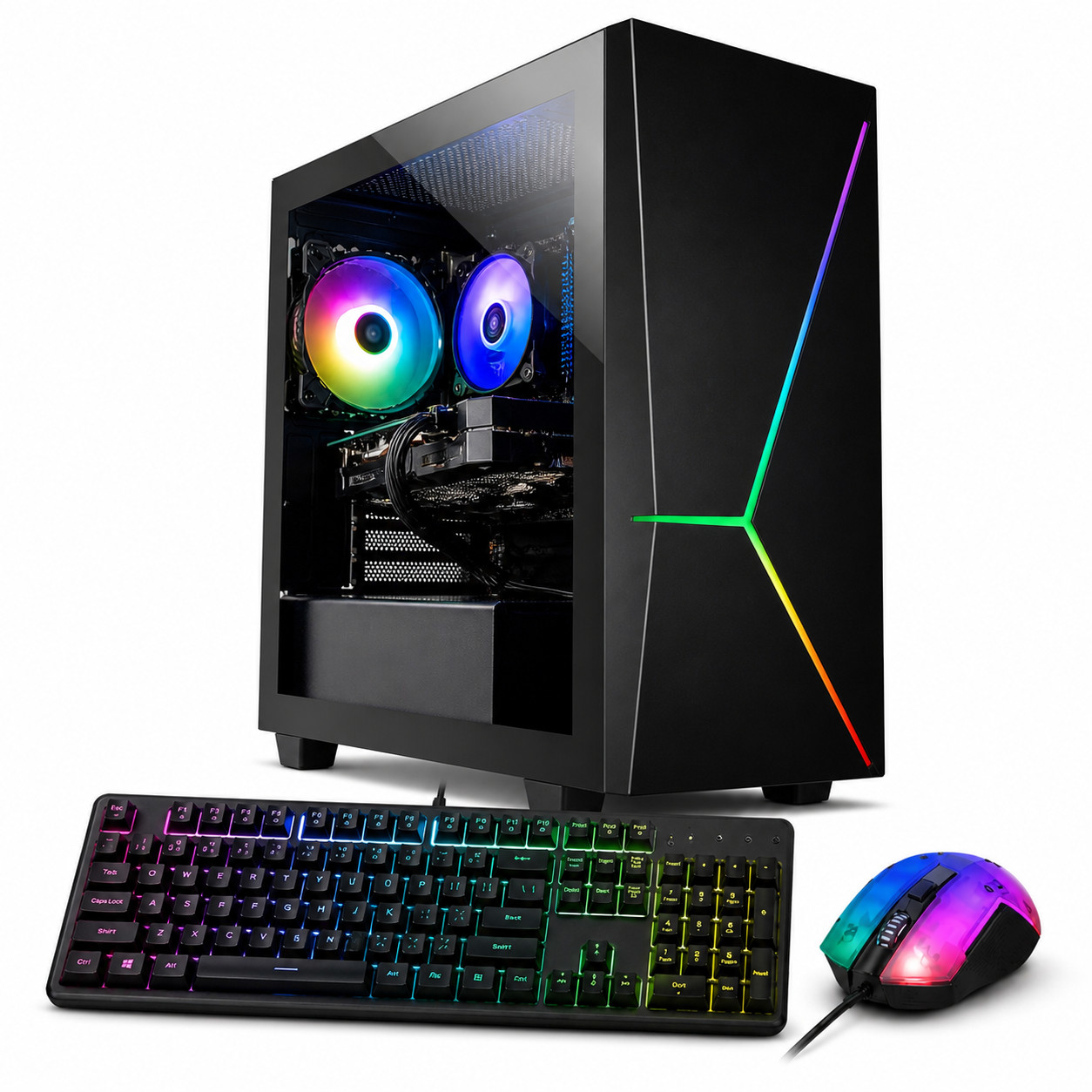 iBuyPower Gaming PC AMD Ryzen5 2400GE 32GB RAM 1TB SSD Vega 11 Win11 Office Wifi