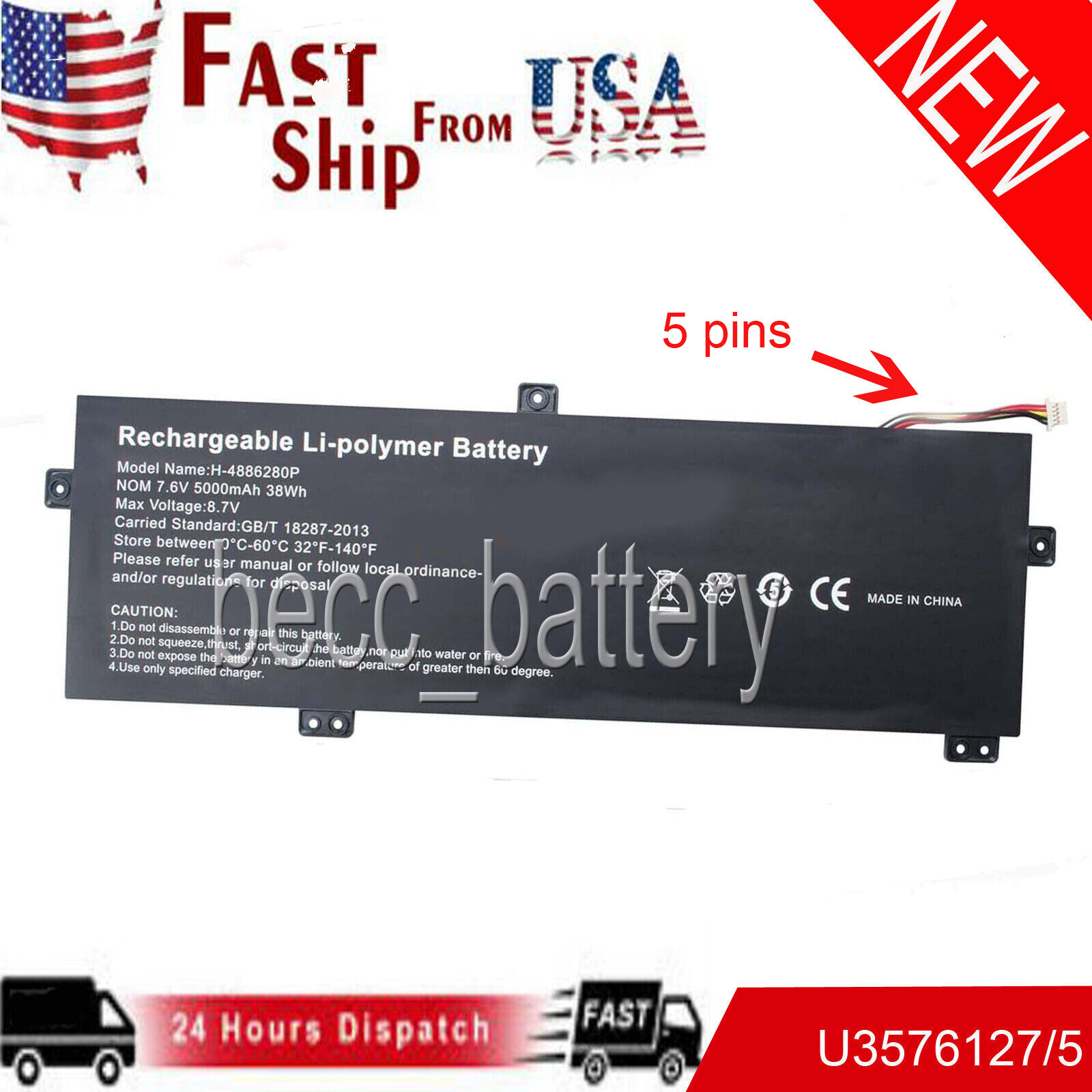 battery for Gateway GWTN156 U3576127 U3576127PV H-4886280P 4886280P 5080270P