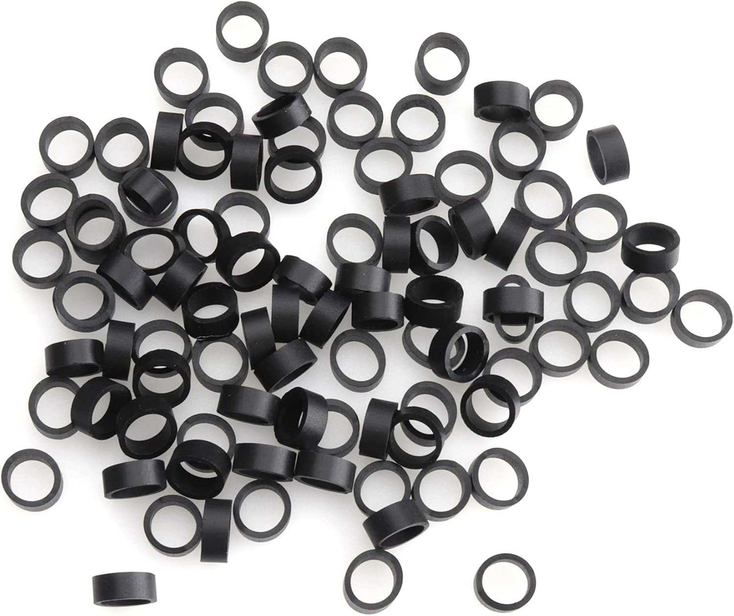 200 Pcs Silicone Cable Ties 12 MM OD Reusable Rubber Bands for Wire Cord Cable M