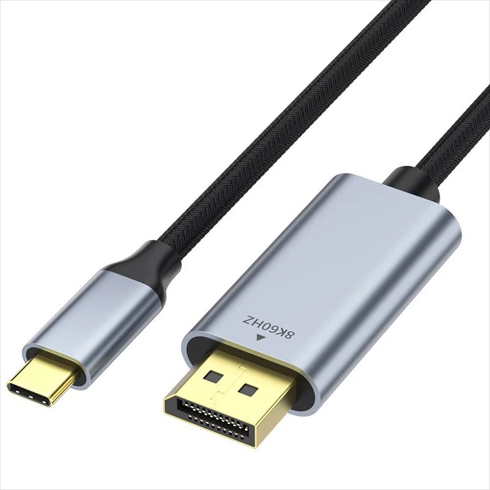 Thunderbolt 3 USB C to Displayport 1.4 cable 8K 4K USB 3.1 Type C to DP cable 