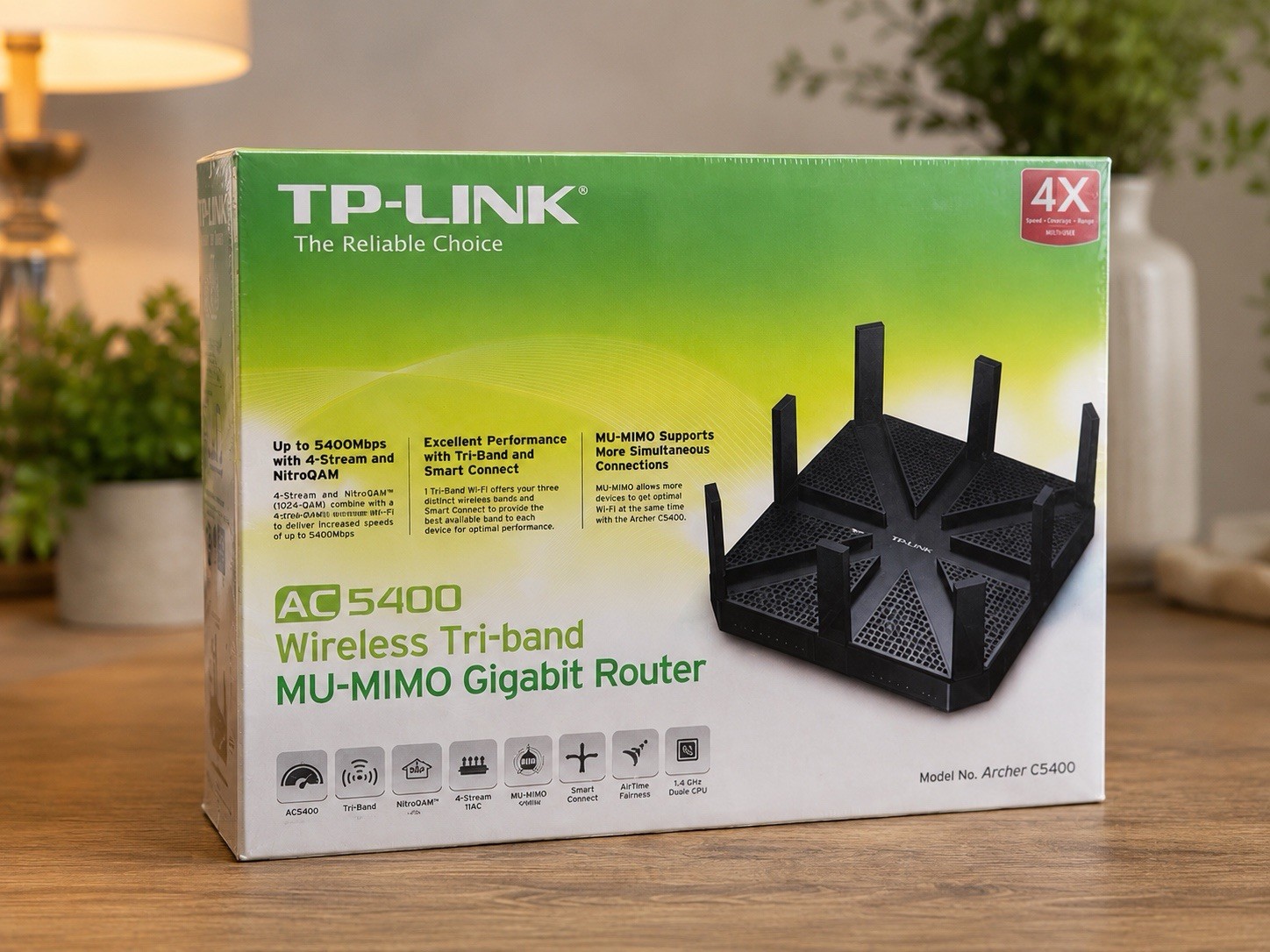TP-Link Archer C5400 AC5400 Tri-Band MU-MIMO Gigabit Wi-Fi Router NEW Sealed