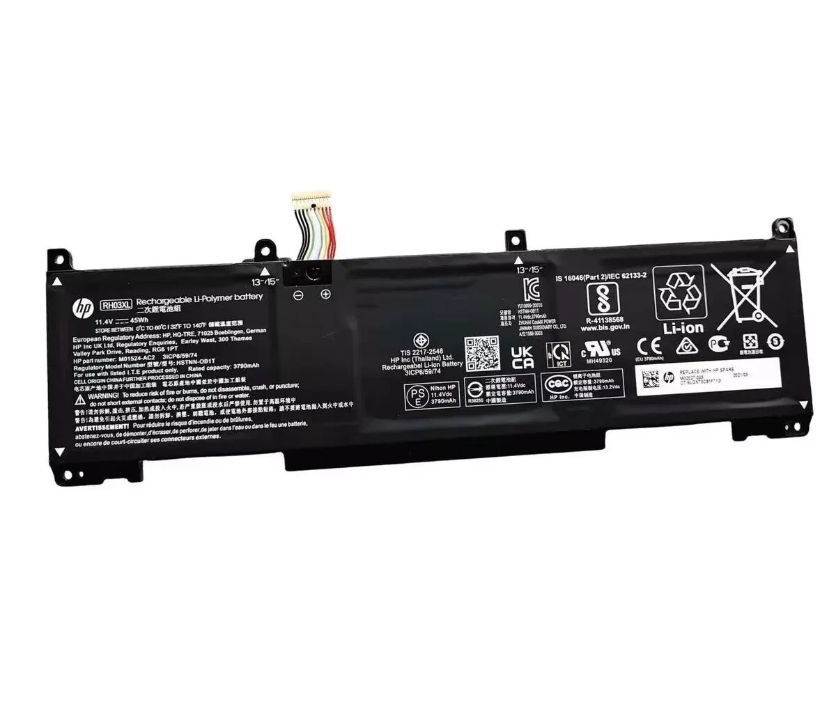 Genuine OEM 45Wh RH03XL Battery For HP ProBook 430 440 445 450 455 G8 M01524-2C1