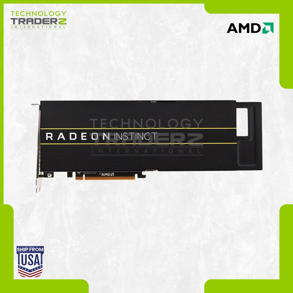 ** 102D0513300 AMD Instinct MI25 16GB HBM2 PCIe 3.0 Passive Cooling GPU Card **