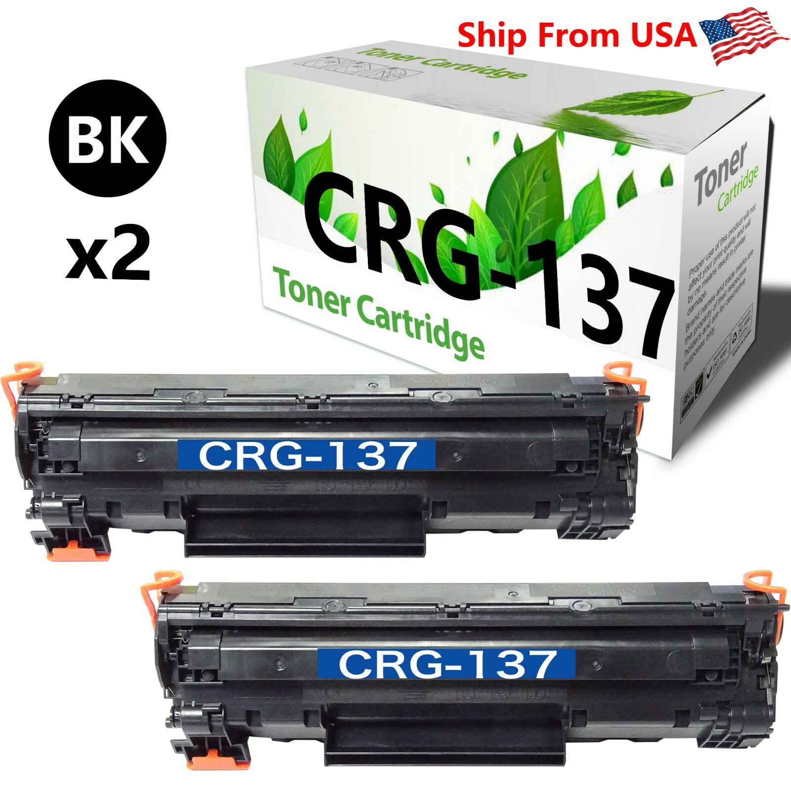 2 pk 137 Toner Cartridge for MF216n MF227dw imageCLASS MF212w Printer