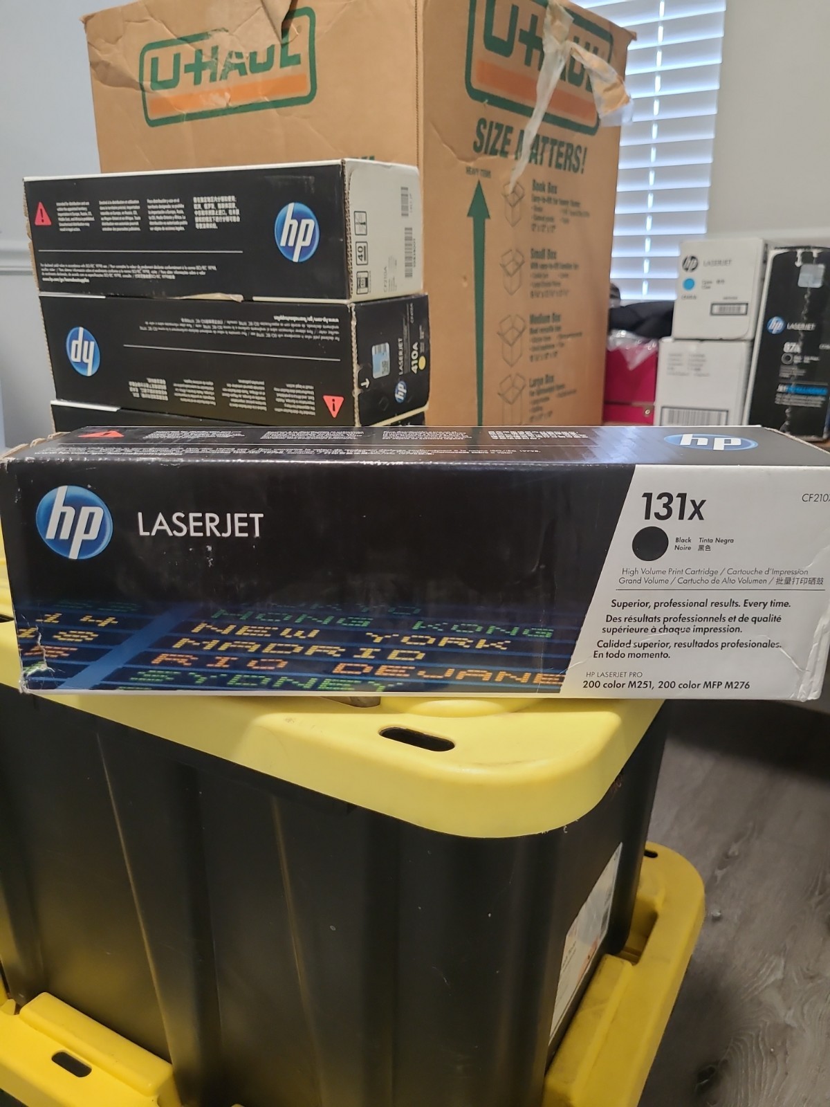 HP 131X (CF210X) Black Toner Cartridge New and Sealed