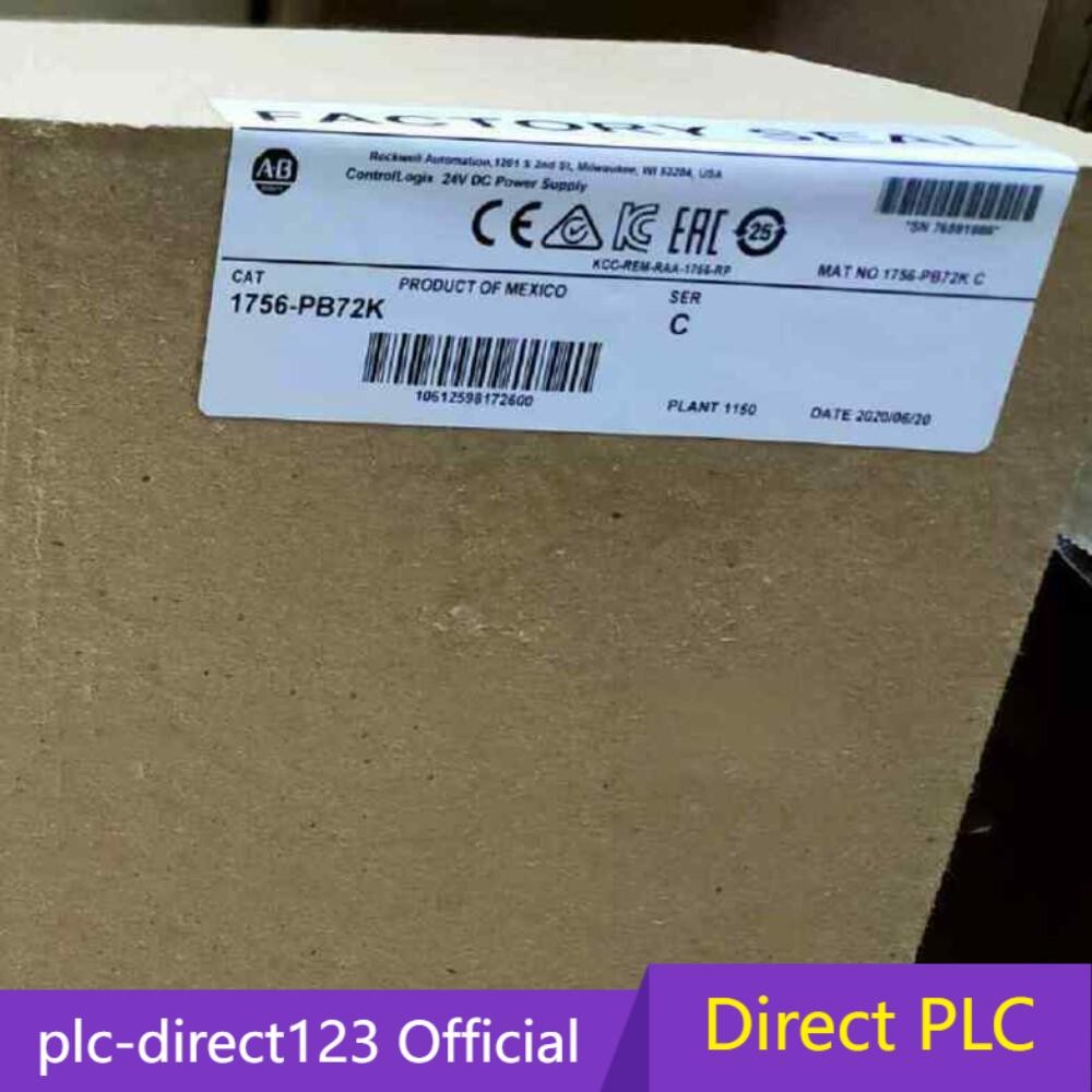 AB 1756-PB72K 1756PB72K 24V DC Power Supply New Allen Bradley US Free Tax