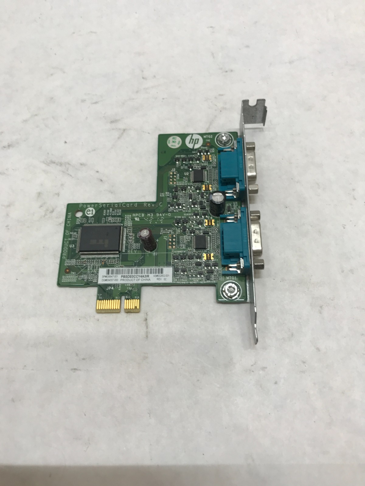 HP 640267-001 2-PORT SERIAL ADAPTER CARD 632852-001 638947-001 UNTESTED - DW