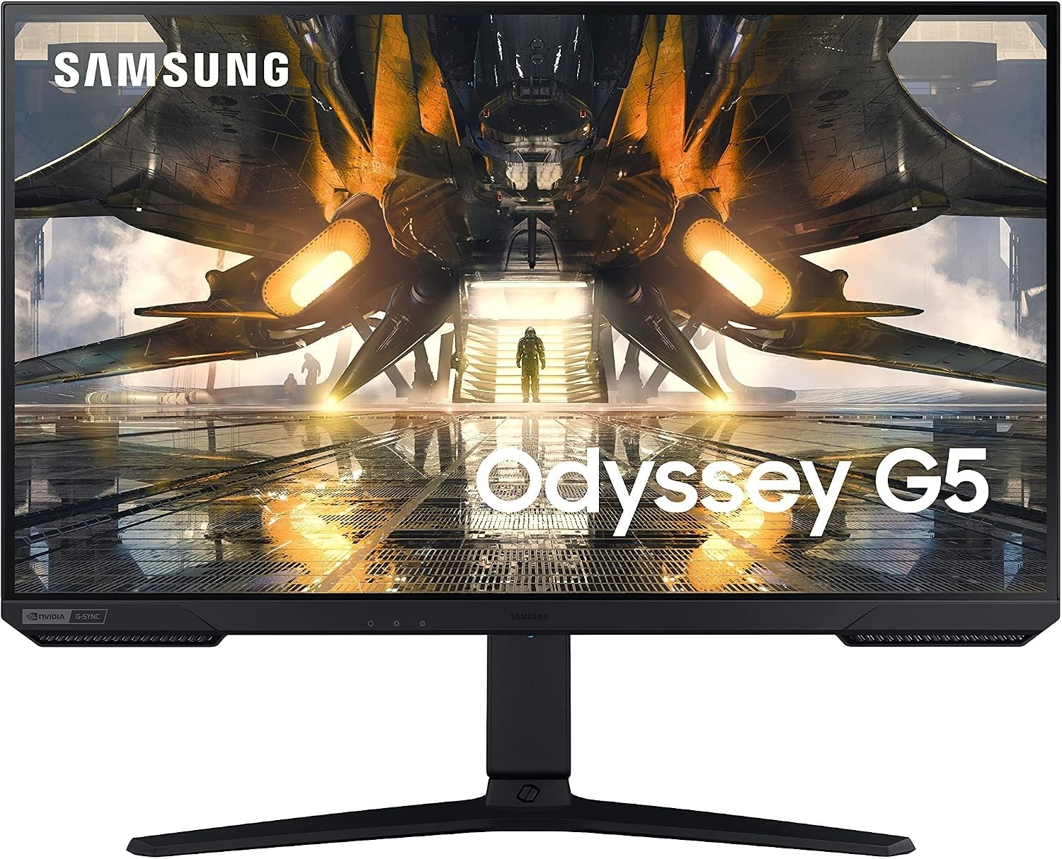 Samsung Odyssey G50A Series 27-Inch WQHD (2560x1440) Gaming Monitor, 165Hz, 1ms,