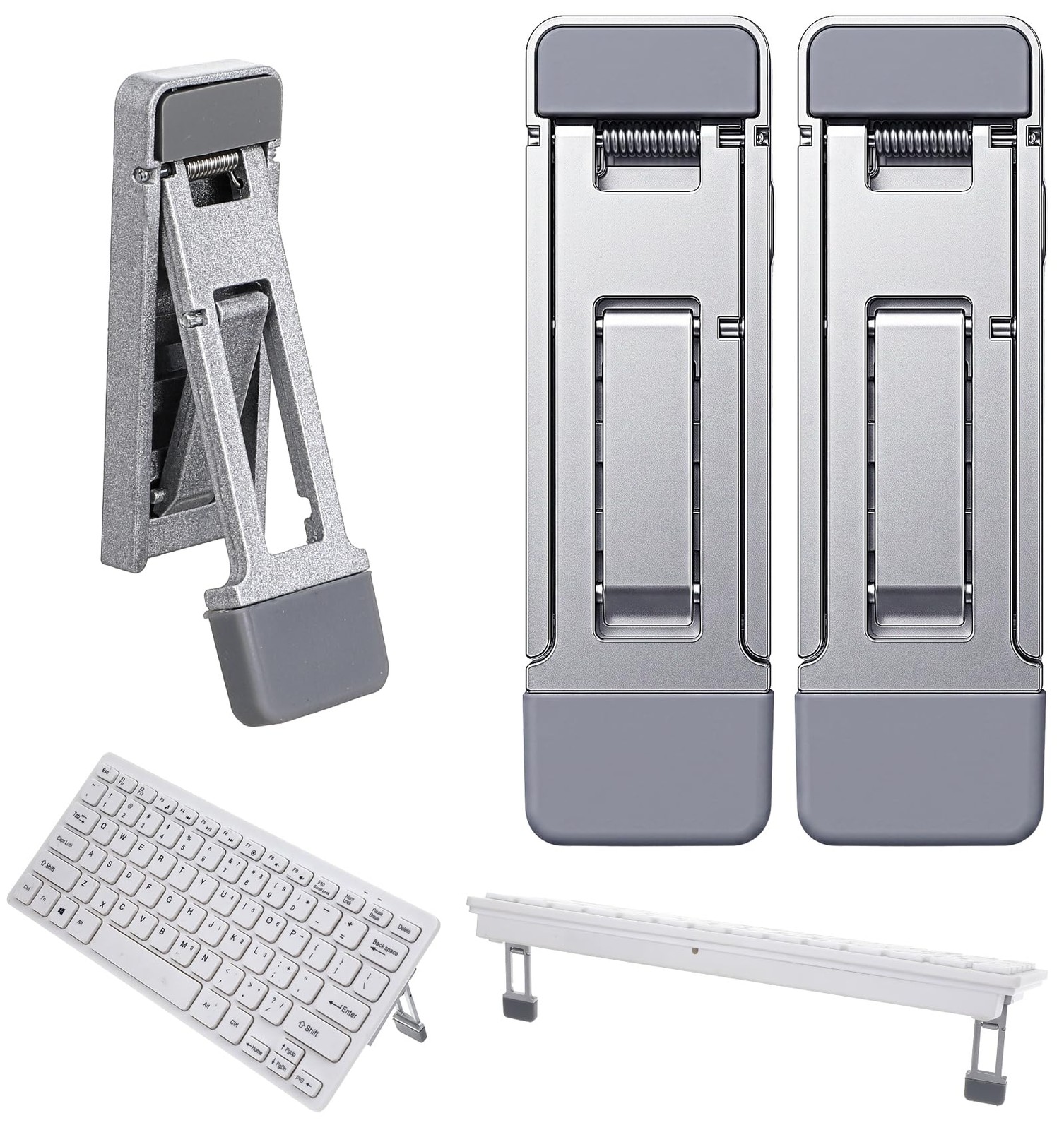 FRCTLNKG 2 Pcs Keyboard Riser, Keyboard Tilt Stand with 3 Adjustable Angles |...