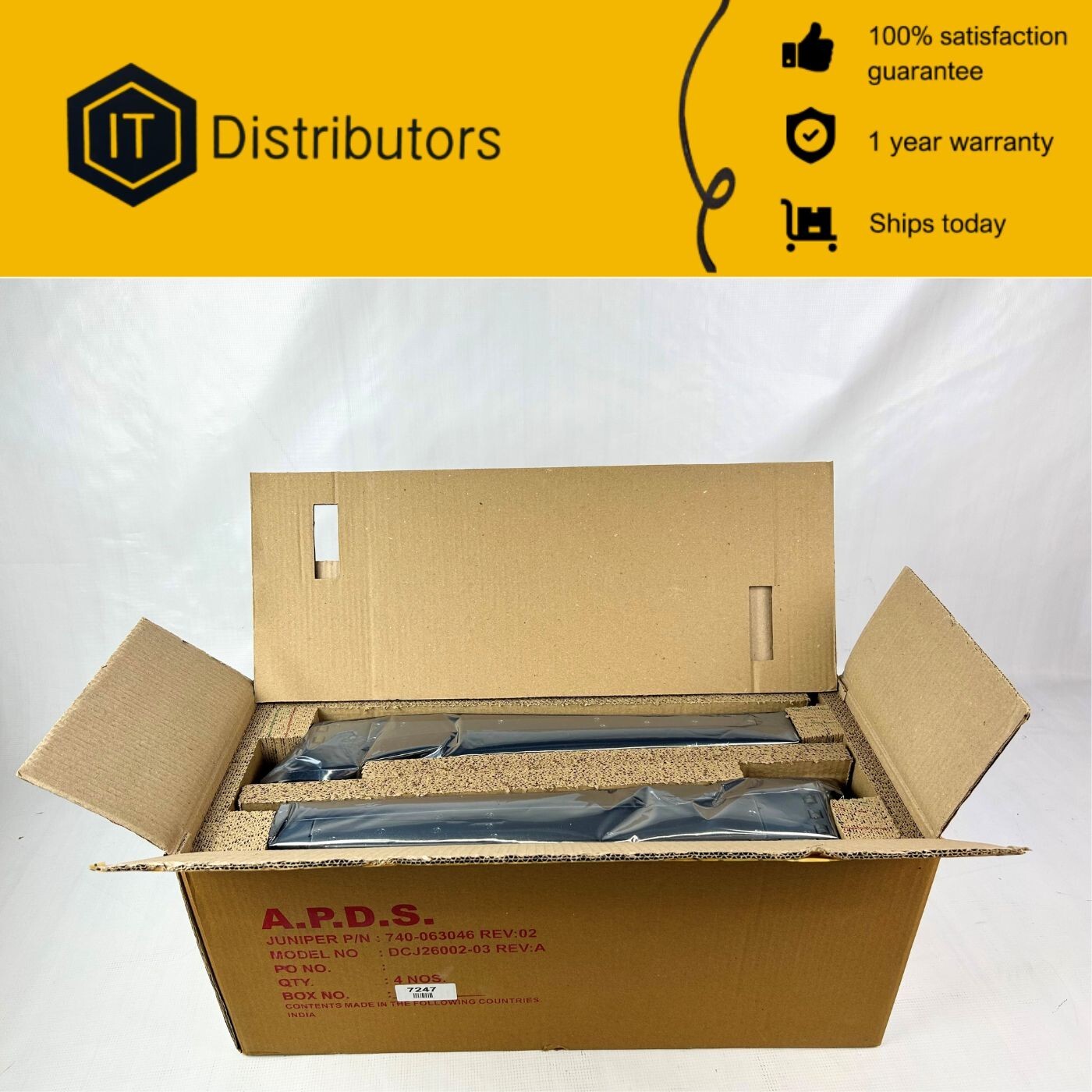 Juniper PWR-MX480-2520-AC / PWR-MX480-2520-AC-S / 740-063046 /  Ships Today