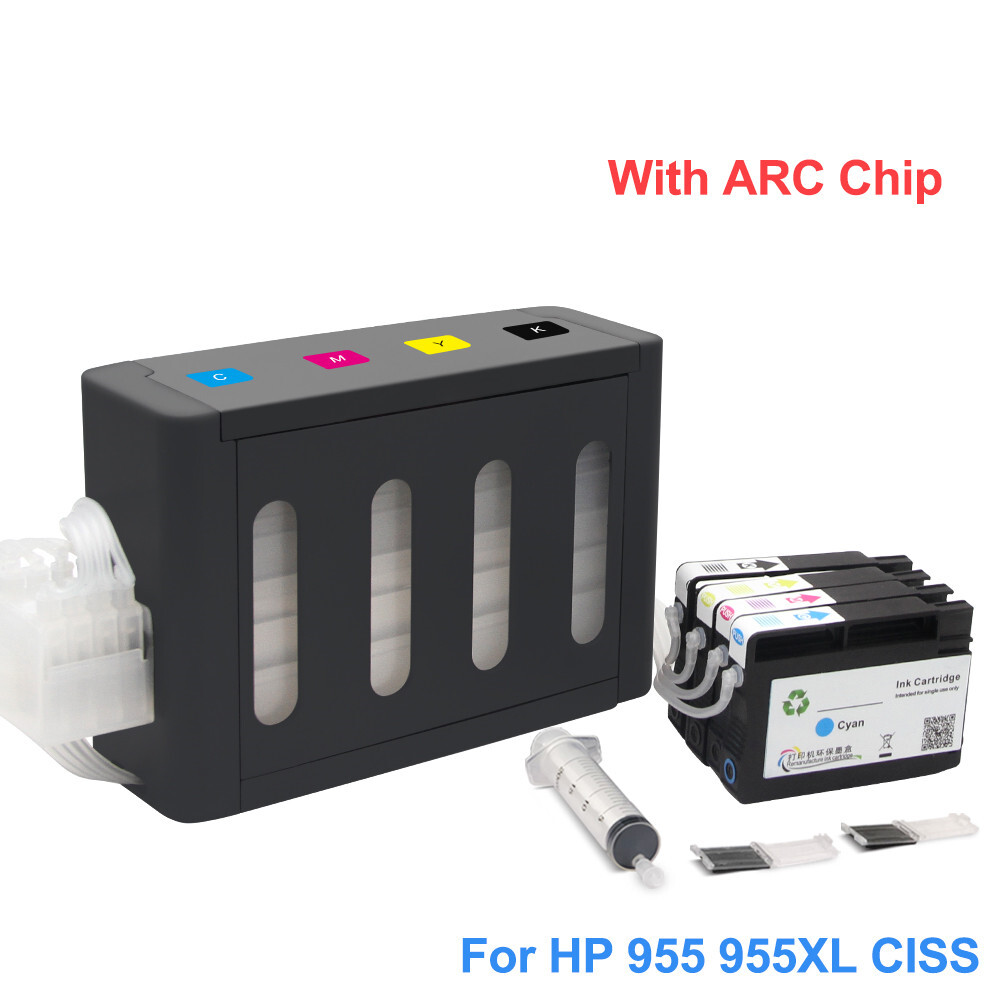 HP 955XL CISS  For HP Pro 7740 8730 8740 8735 8715 8720 8725 With ARC Chips