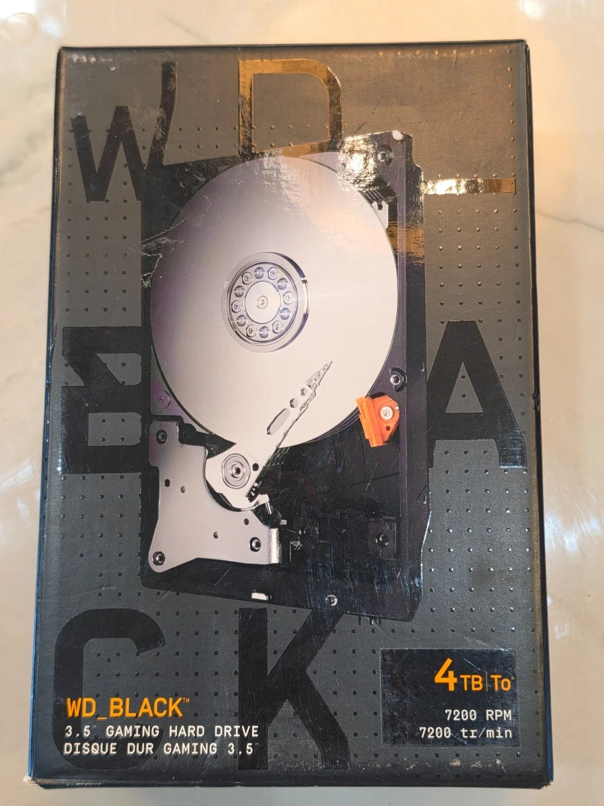 Western Digital WD_BLACK 4TB 3.5in 7200RPM SATA III HDD WDBSLA0040HNC-NRWM - NEW
