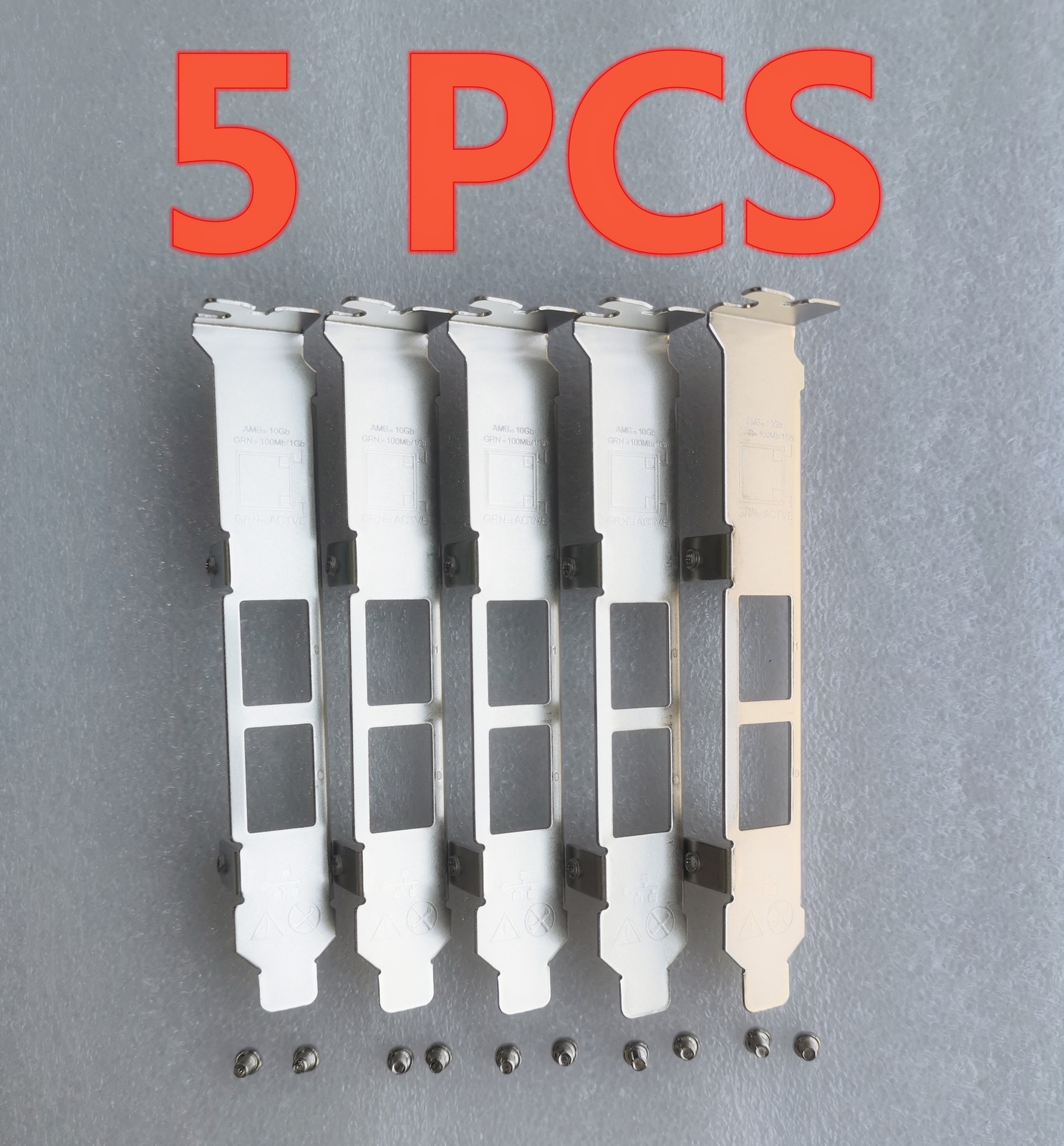 5pcs Full High Bracket for HP 530T 656596-B21 AN5720-2T BCM 5720 0FCGN W1GCR