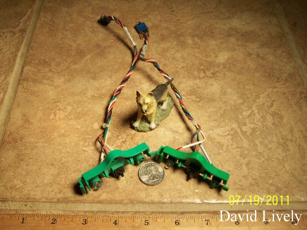 2x Lot Dell 6Y702 LED Switch Power Cables Dimension 2400 3000 4600 4700 160L