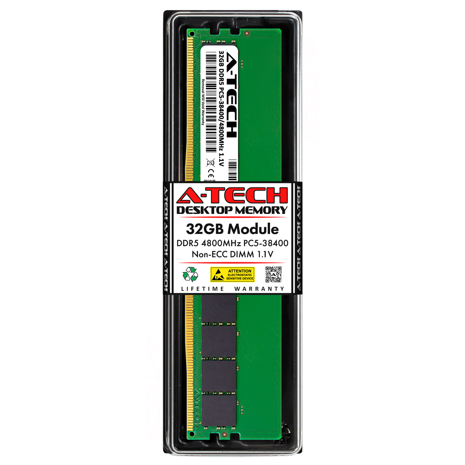 32GB DDR5 PC5-38400 DIMM (Replacement for Crucial CT2K32G48C40U5) Memory RAM