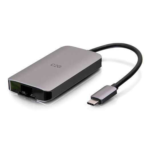 NEW C2G54456 USB-C Mini Dock with HDMI USB-A 100W Ethernet USB-C Power Delivery