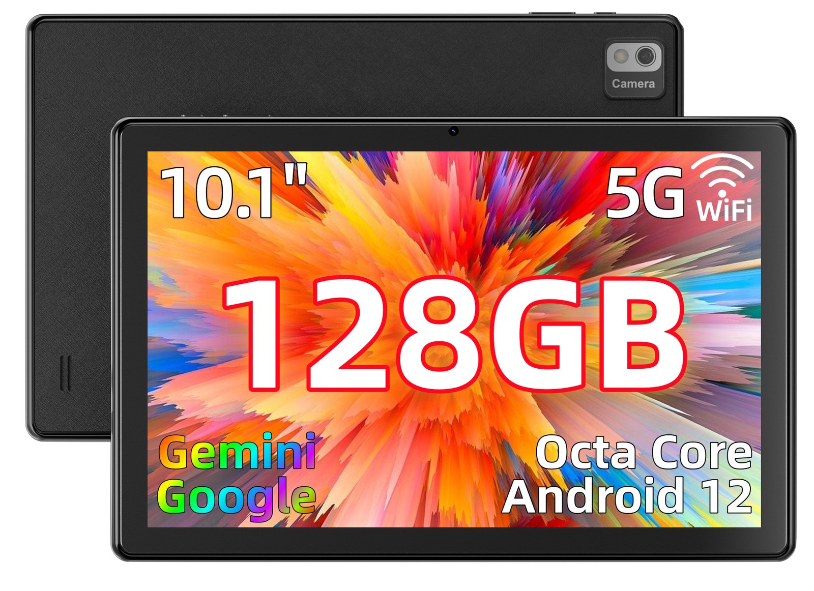 SGIN 10.1" Android Tablet HD IPS 8GB+128GB 4G LTE GPS 6000mAh Google 5G WiFi