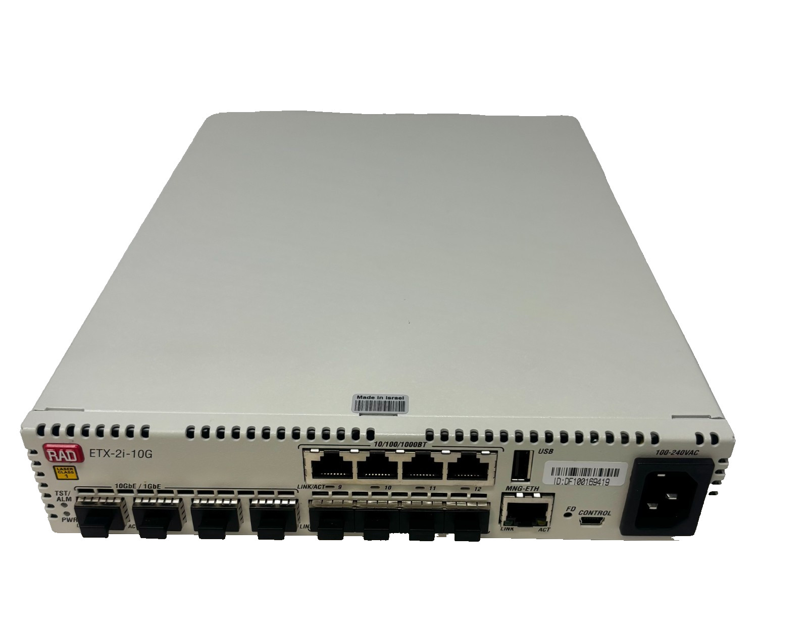 New RAD ETX-2i-10G Carrier Ethernet Demarcation Device