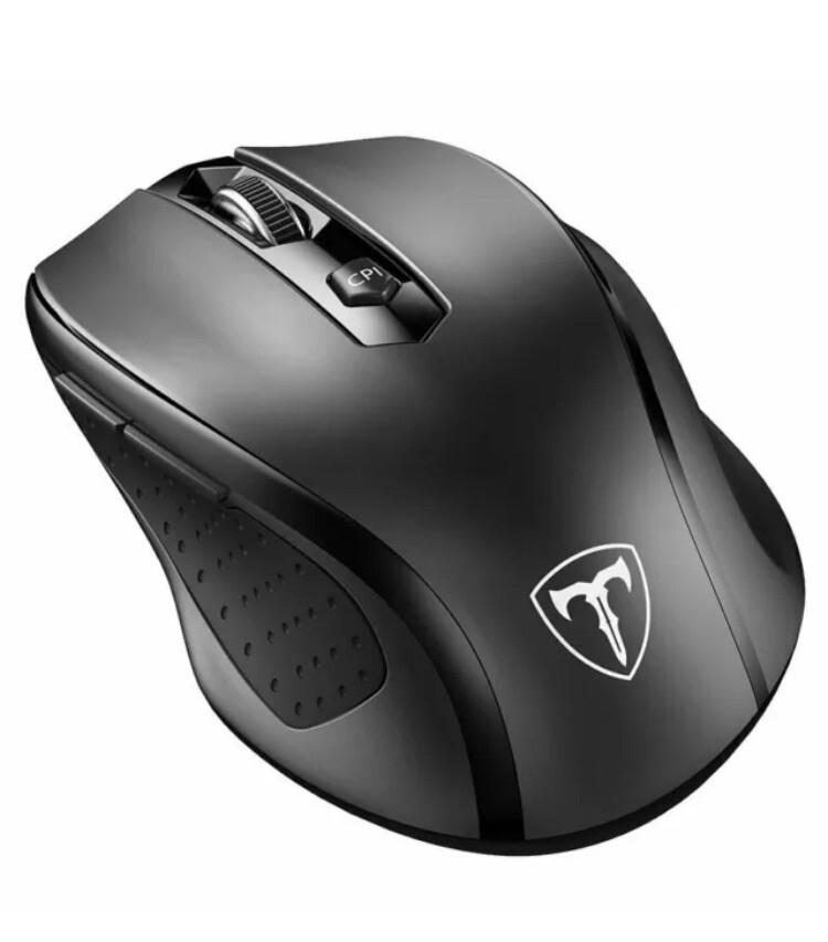 VicTsing D-16 Wireless Mouse, USB, Black