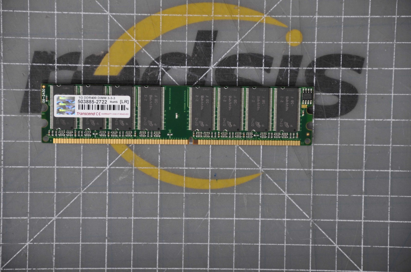 TRANSCEND  1GB DDR 266/333/400MHz 184-PIN DIMM Memory RAM  used 503885-2722