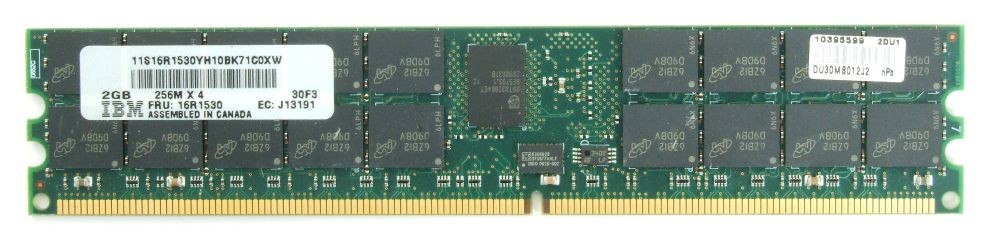 IBM 12R8824 2GB DDR2 PC2-4200 533MHz ECC Reg 276-Pin Server Memory RAM Memory