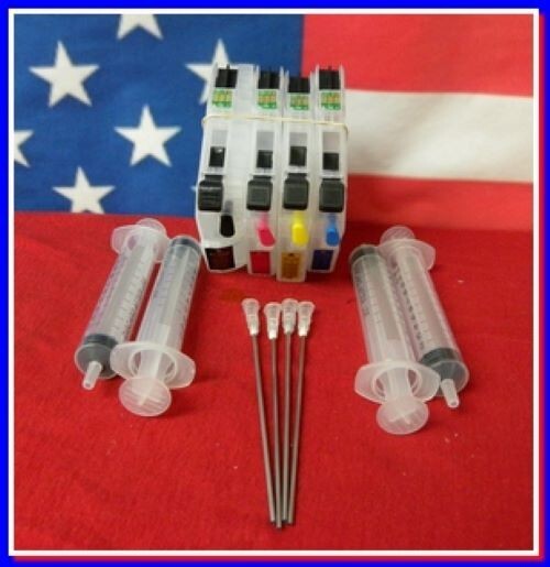 Compatible Brother XL LC3011, LC3013 High Yield Refillable Ink Cartridge Set