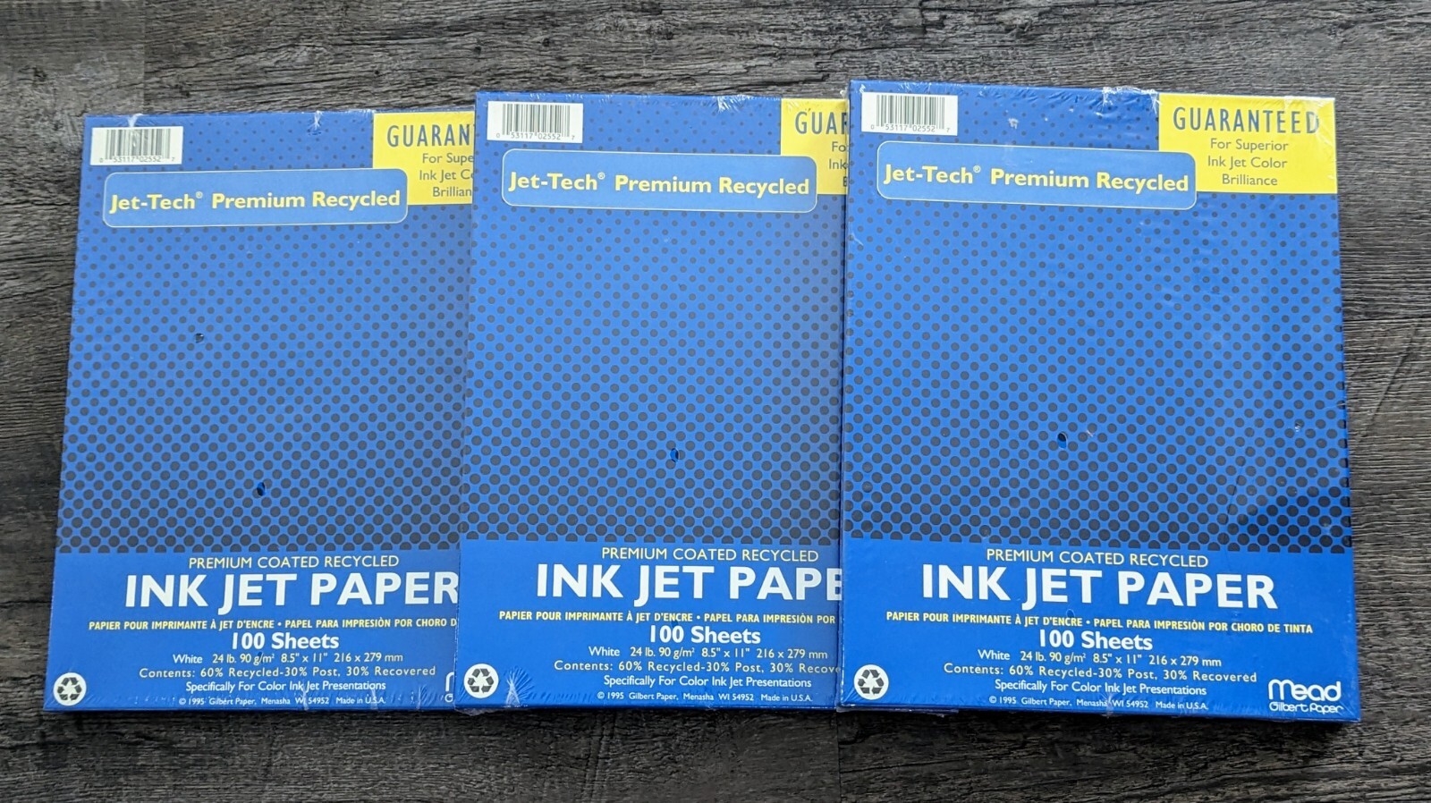 Mead 1995 New Old Stock Photo Paper Photographic Jet-Tech Premium Gloss Vintage