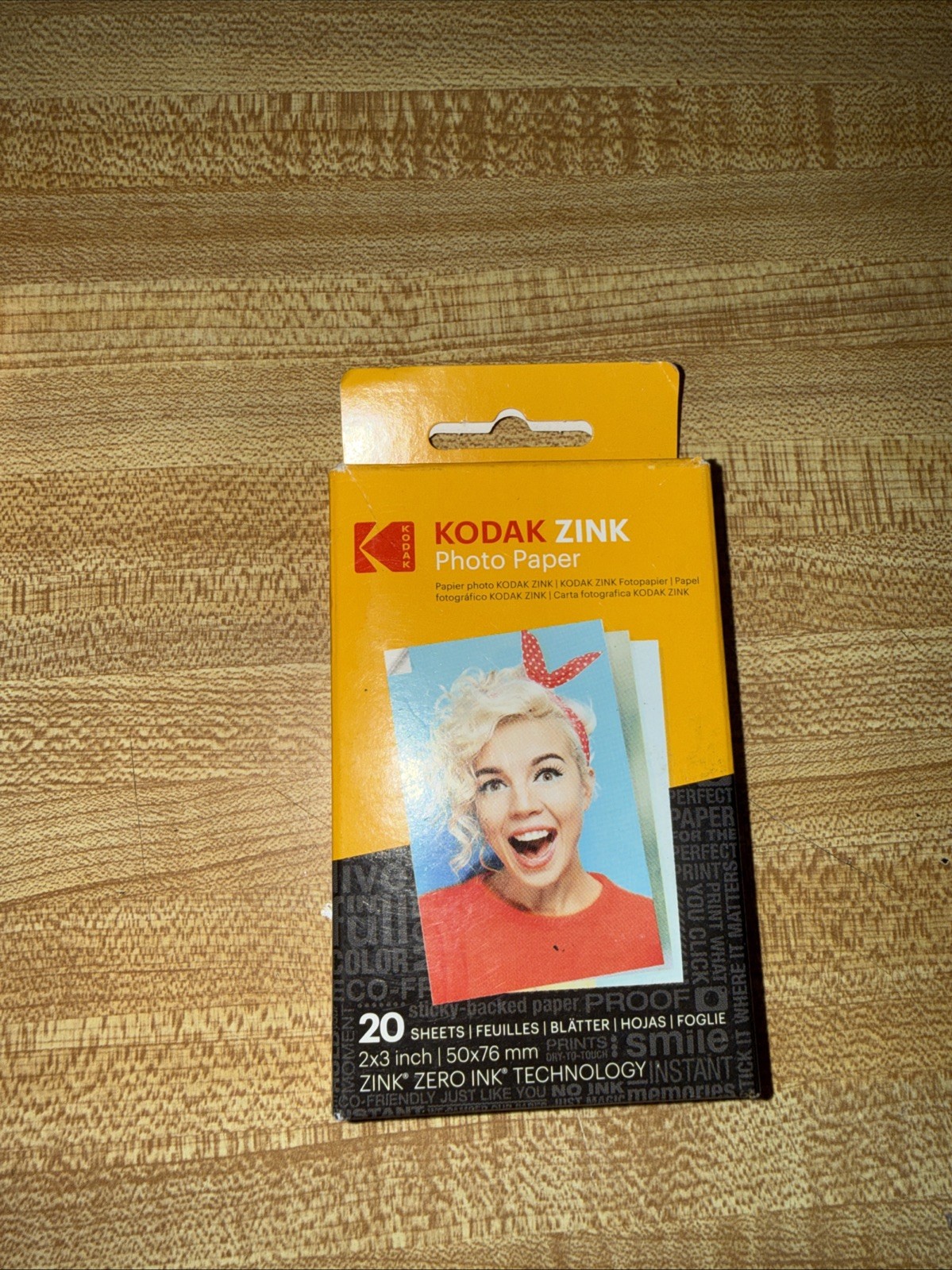 2x3 Premium Sticky-Backed ZINK Photo Paper (20 Sheets) - Compatible With Kodak